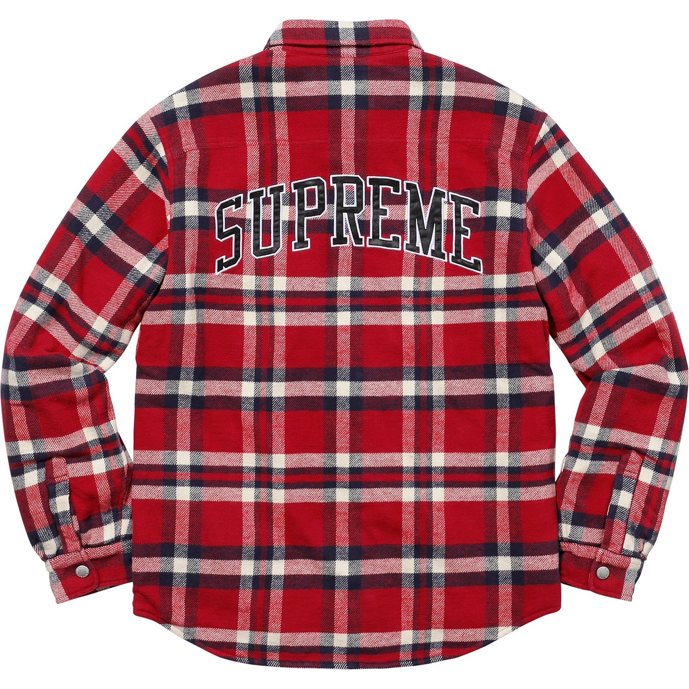 Quilted Arc Logo Flannel Shirt view 7